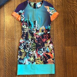 Milly Multicolor Floral Mini Dress